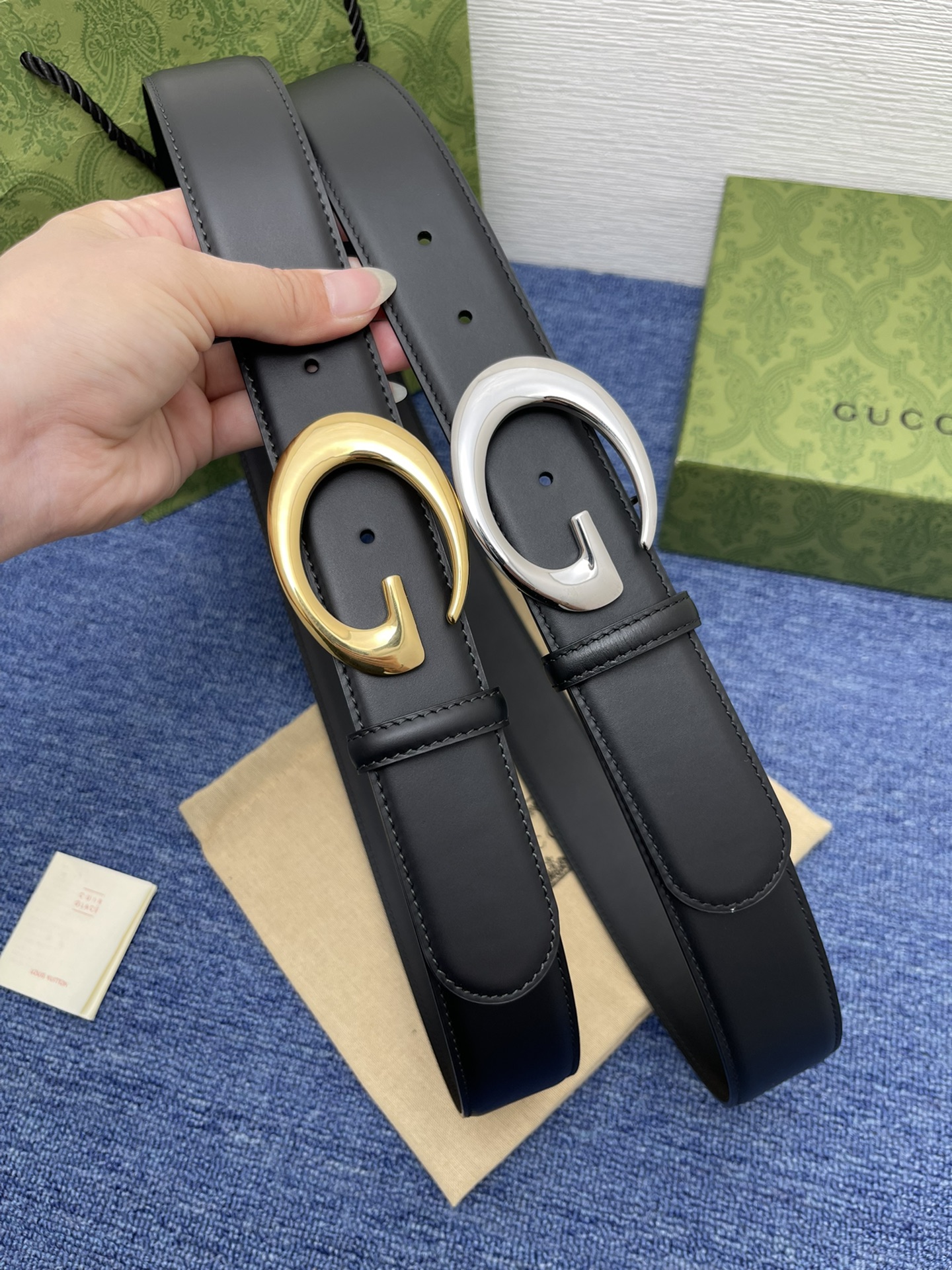Gucci 3.9cm correa de caballero de alta calidad