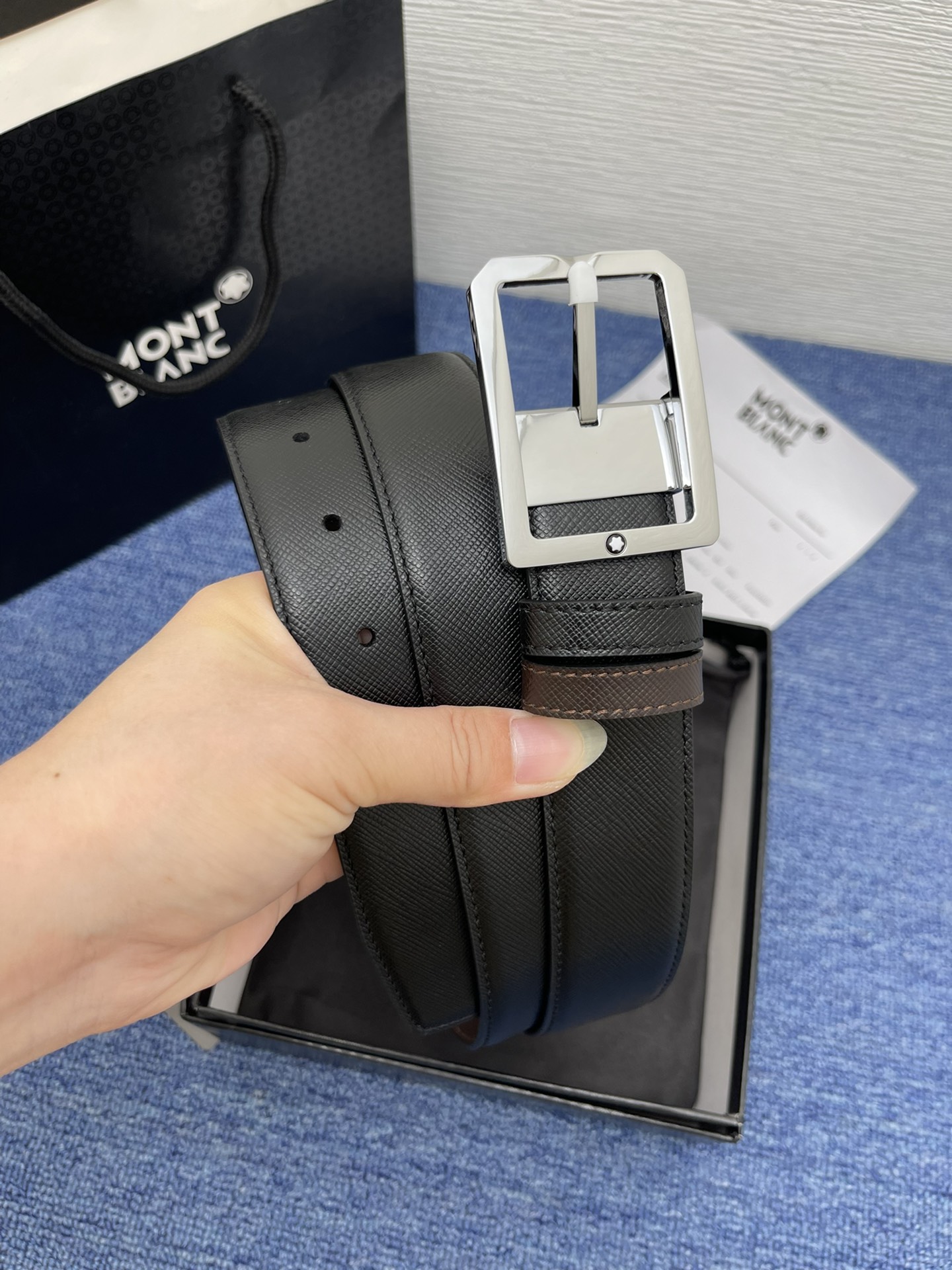 Montblanc（万宝龙男） Style Leather Men's Belts Lookbook Reference image 2