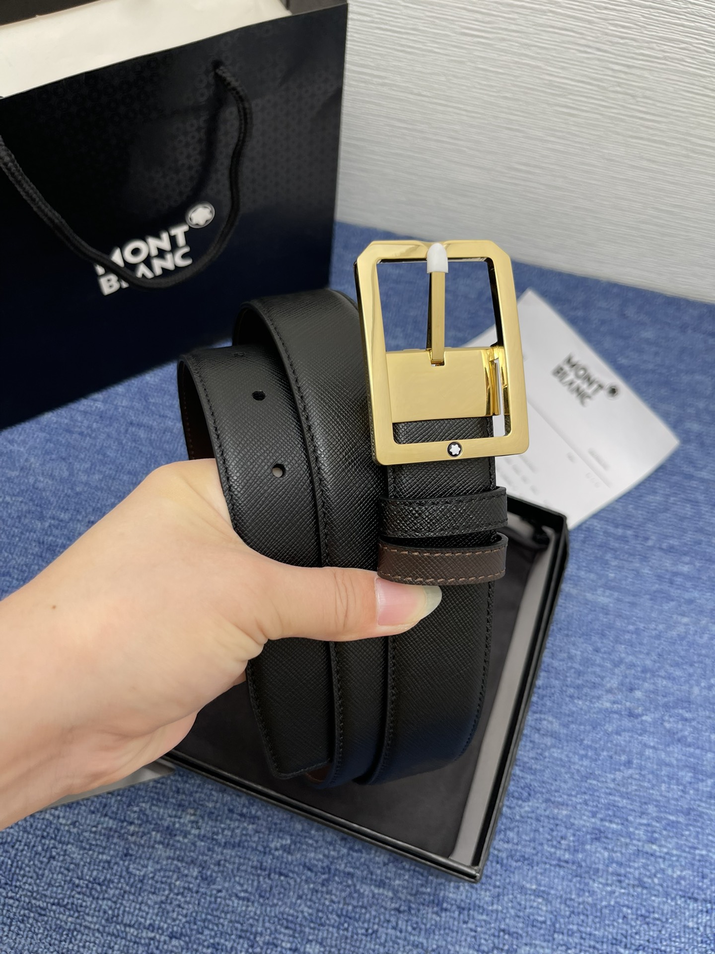Montblanc（万宝龙男） Style Leather Men's Belts Lookbook Reference image 2