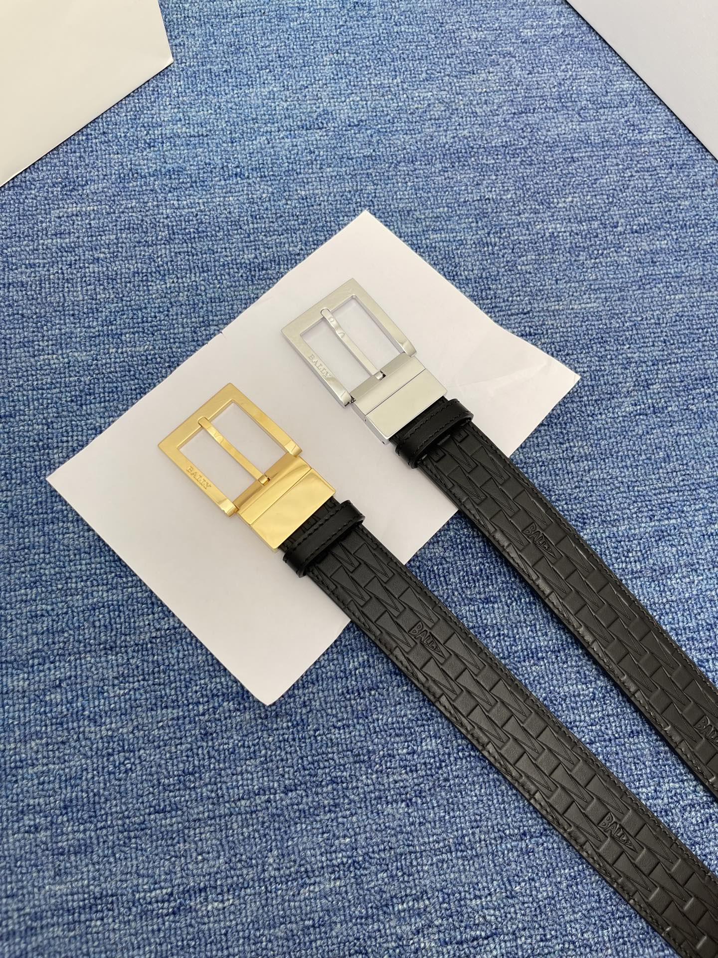 🔴  【品牌】巴利   NO.550  
🔴 【描述】经典系列新品腰带，采用小牛皮材质，完美搭配手工车线