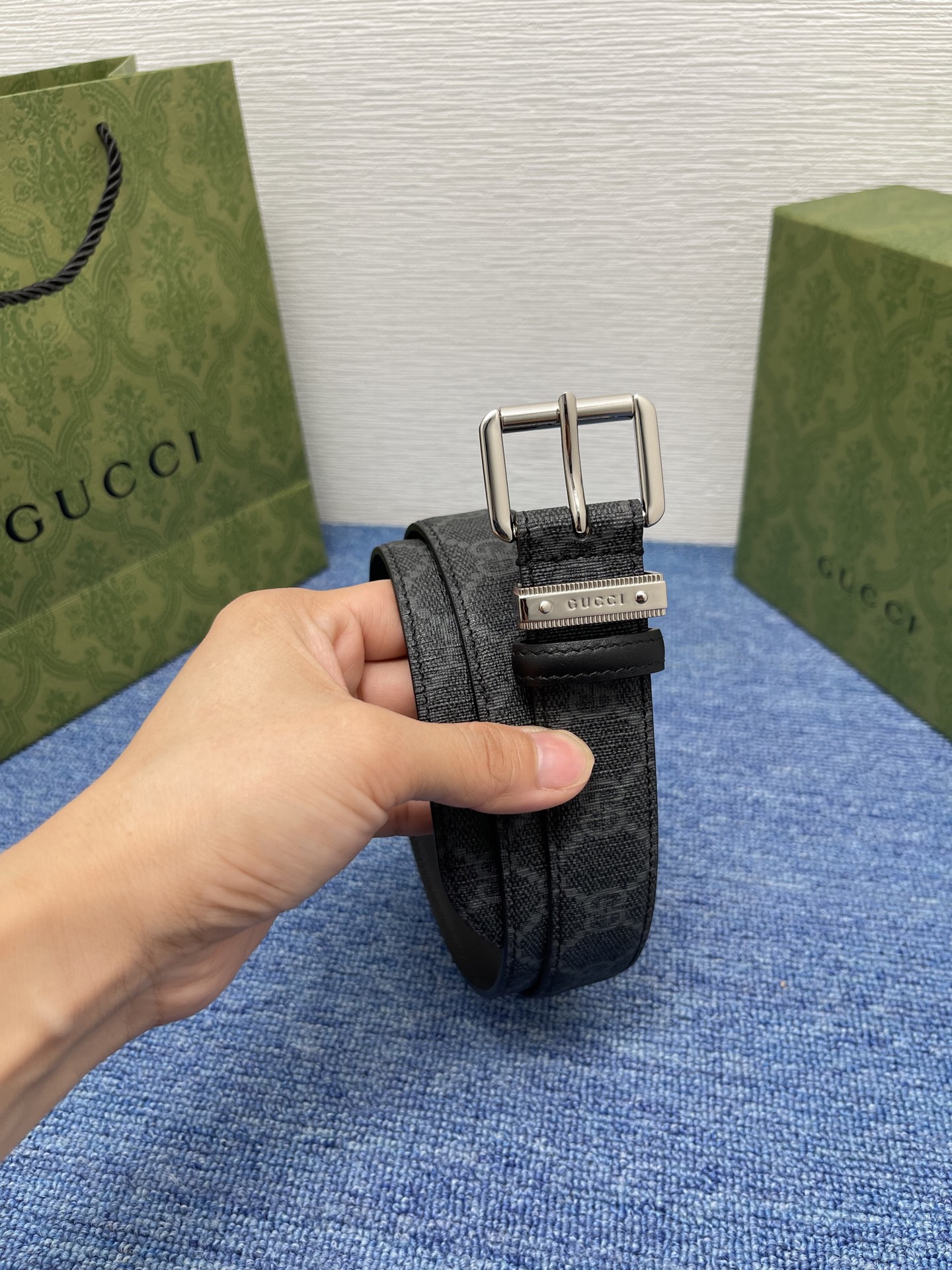  Gucci 经典款面进口原厂皮  搭配原版平纹底  精品针扣 宽3.0Cm  潮流百搭 时尚人士必备