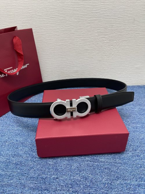 Salvatore Ferragamo Gancini Reversible Leather Belt - Stylish & Versatile 1 Salvatore Ferragamo Gancini Reversible Leather Belt - Stylish & Versatile
