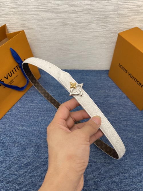 Louis Vuitton Reversible Leather Belt with Iconic Monogram, 2.0 cm Width 1 Louis Vuitton Reversible Leather Belt with Iconic Monogram, 2.0 cm Width