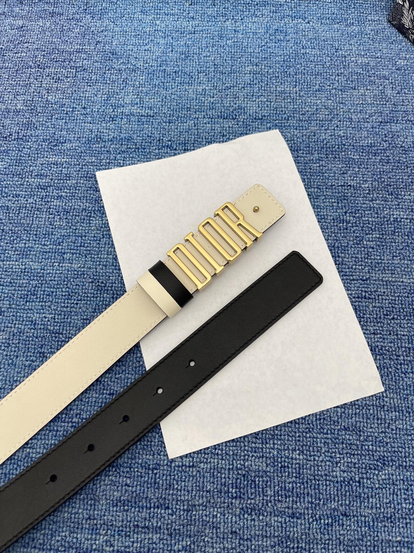 Dior Reversible Belt 3.0 mm - CD Icon Buckle, Gray Grained Leather 6 i1753667660867 3952 0 4