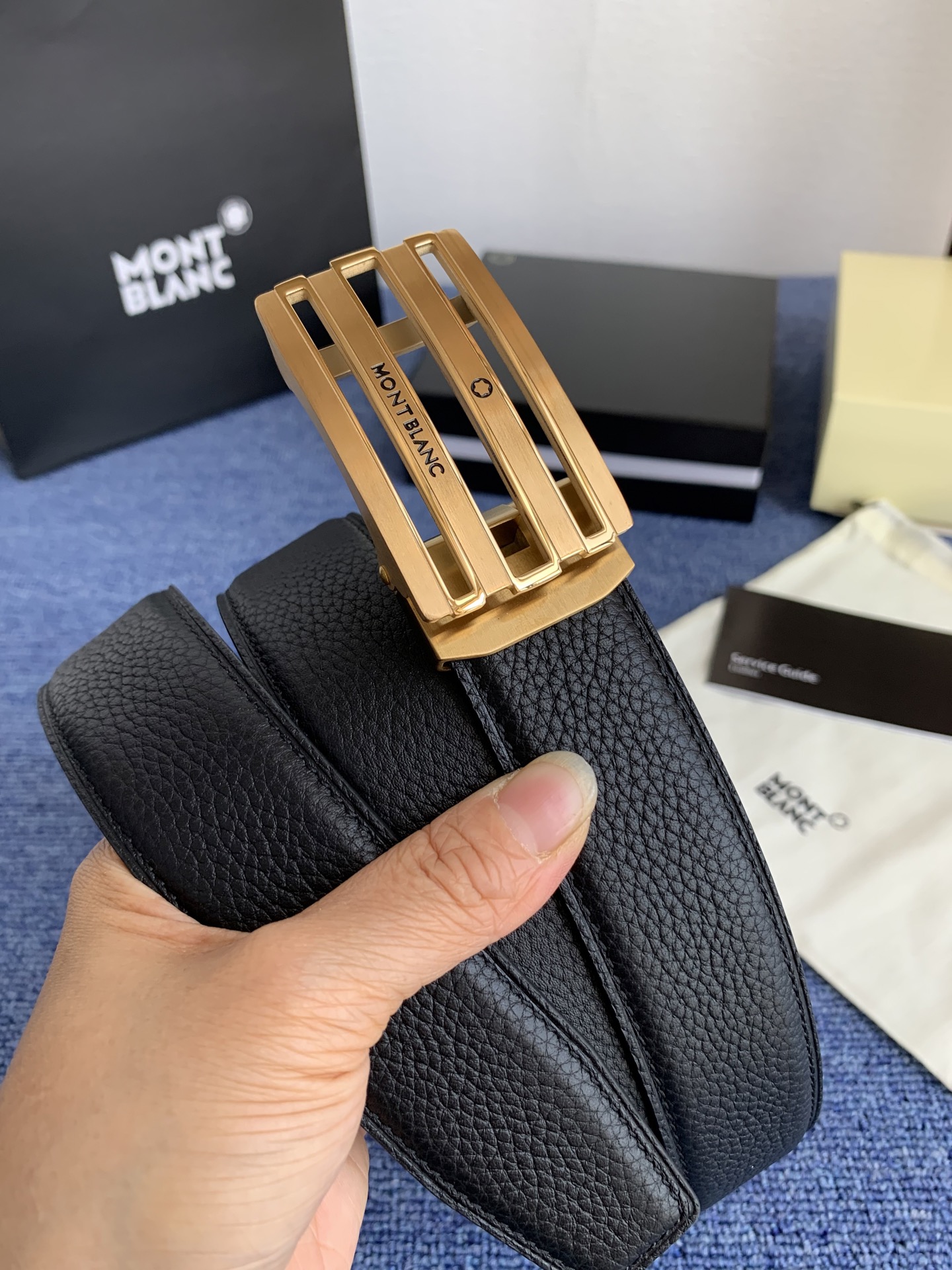 Montblanc（万宝龙男） Style Leather Men's Belts Lookbook Reference image 2