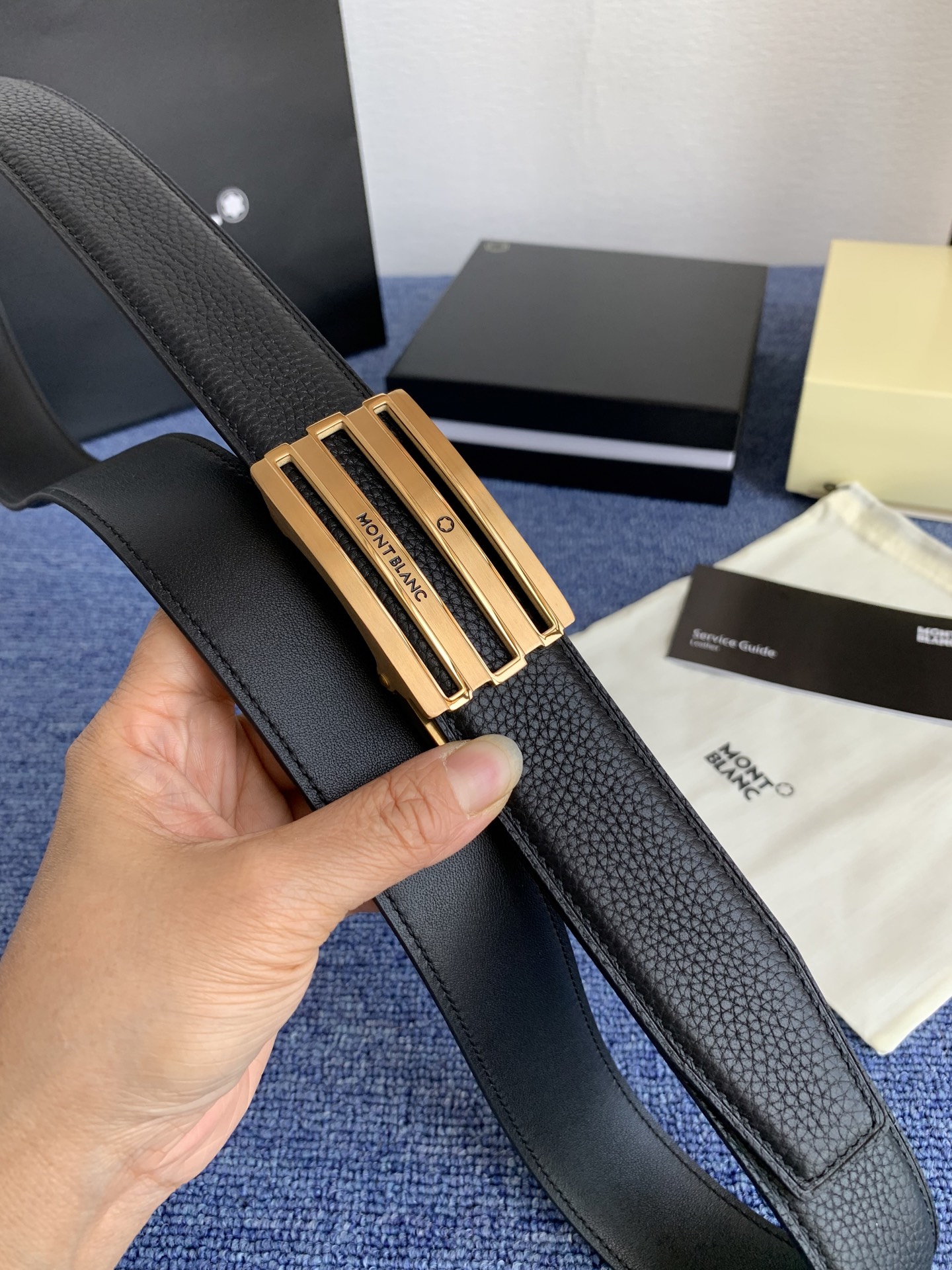 Montblanc（万宝龙男） Style Leather Men's Belts Lookbook Reference image 1