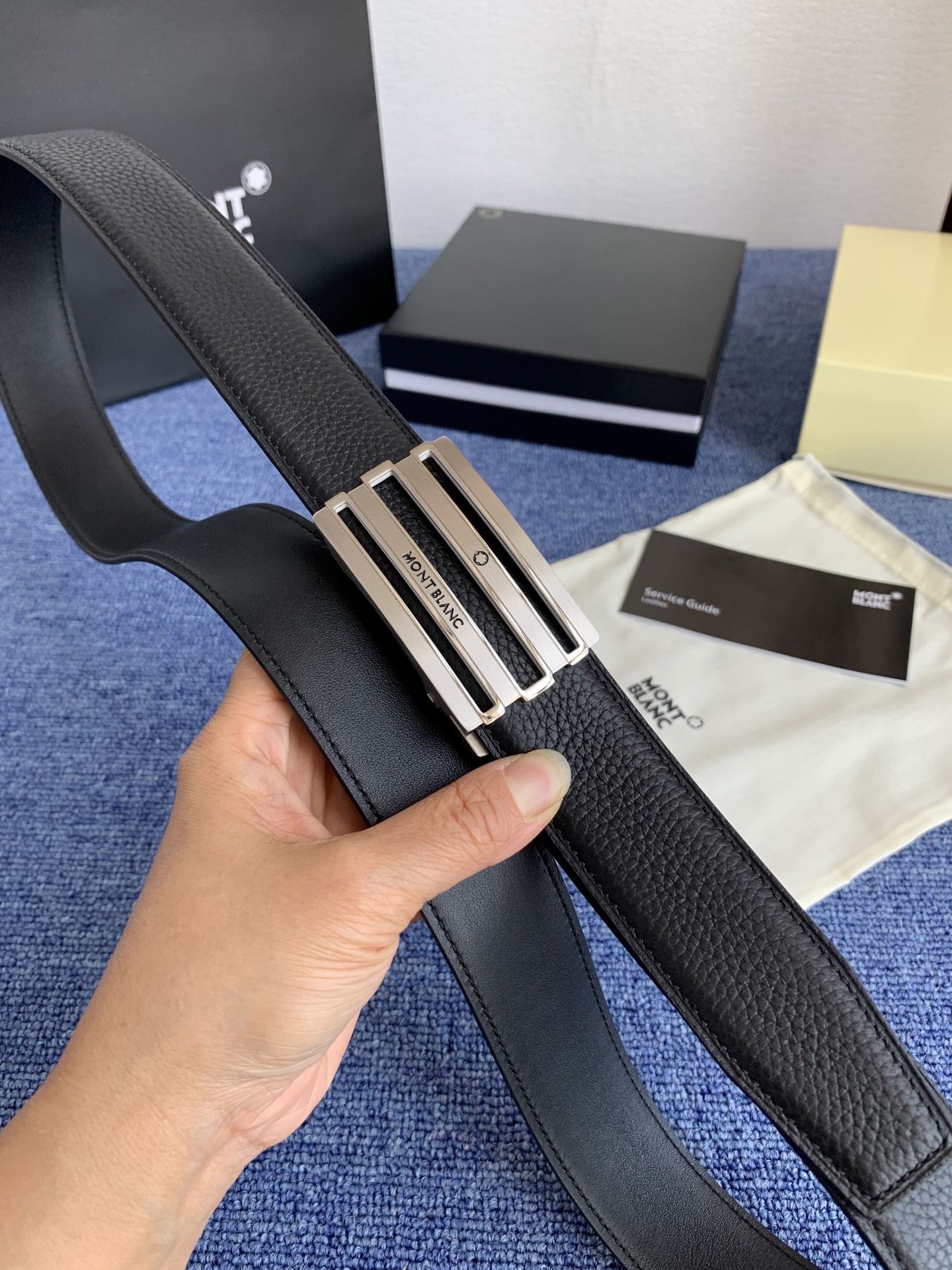 Montblanc（万宝龙男） Style Leather Men's Belts Lookbook Reference image 1
