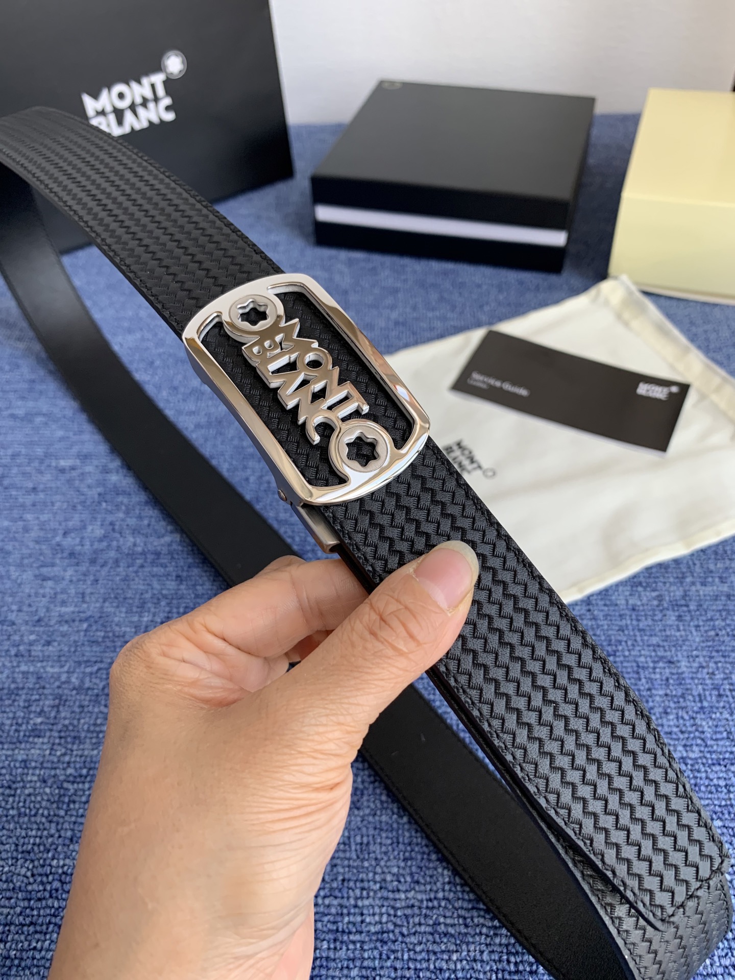 Montblanc（万宝龙男） Style Leather Men's Belts Lookbook Reference image 1