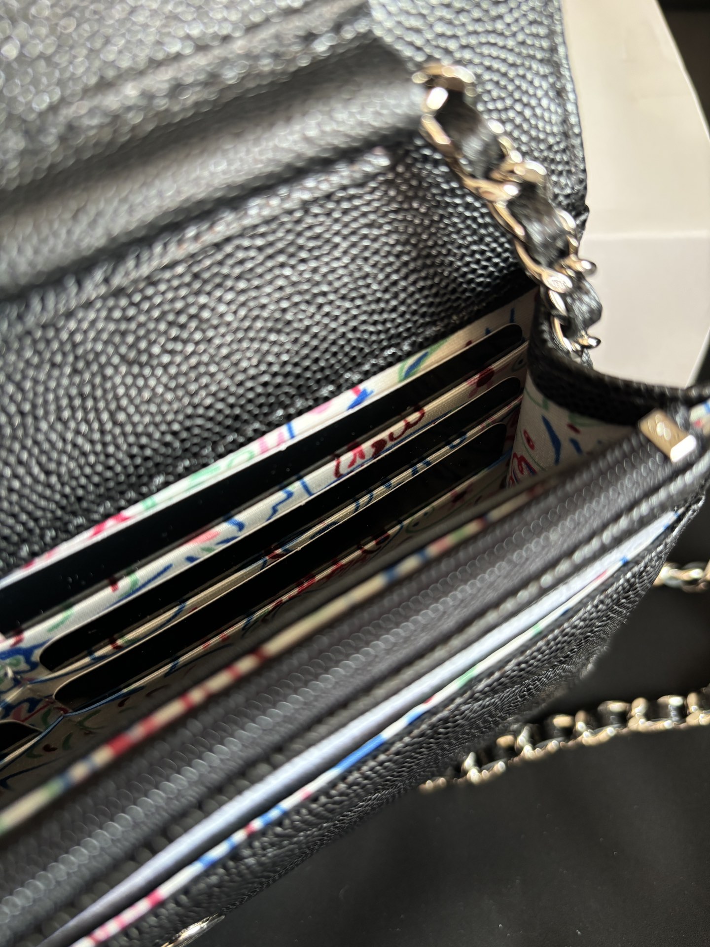 Chanel WOC Wallet on Chain Crossbody Bag, Black Leather, 19 cm 8 i1734756458 1110 4