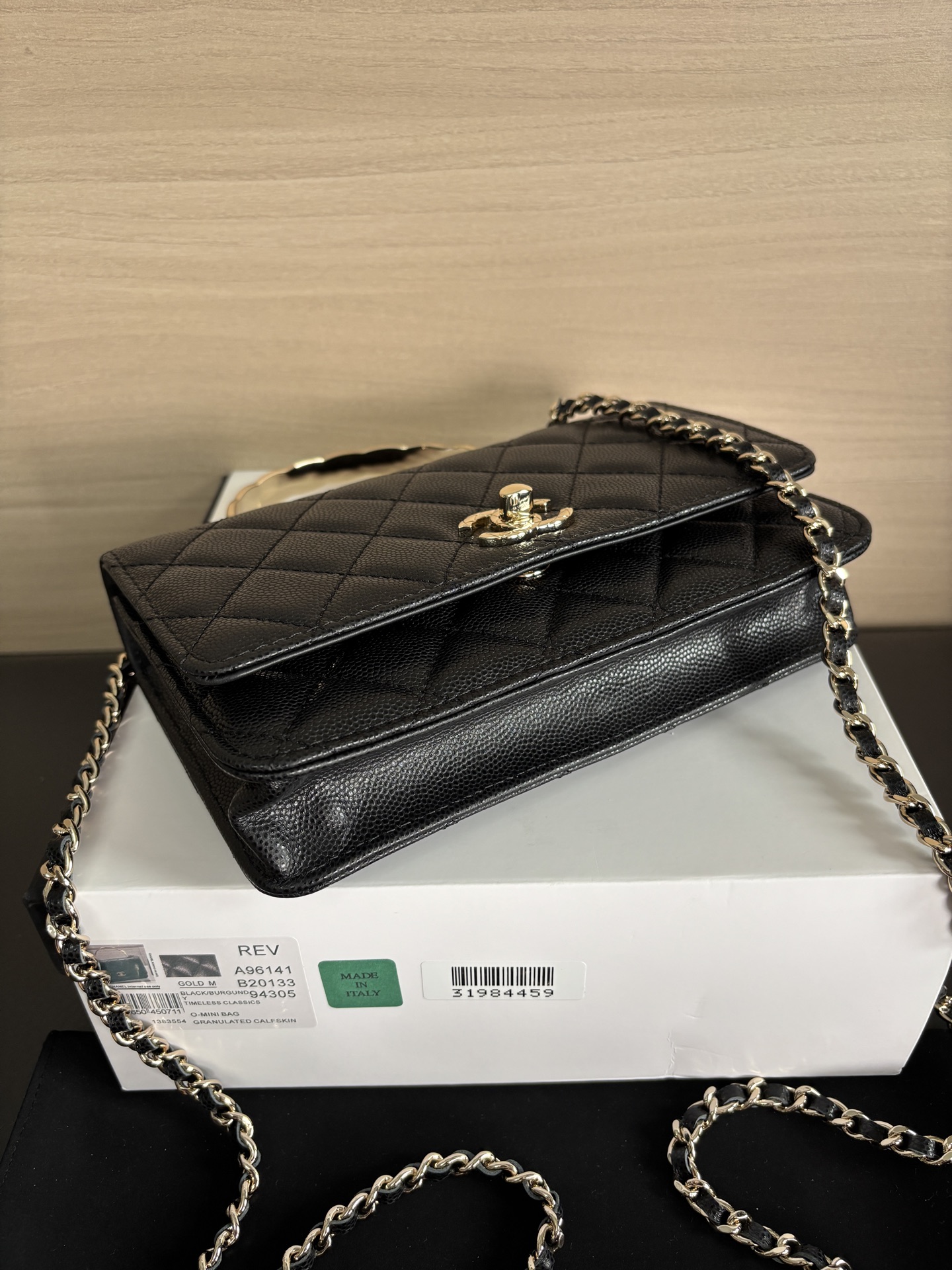 Chanel WOC Black Caviar Leather with Handle, 19cm - New 25s Collection 4 i1744520858322 4149 0 3