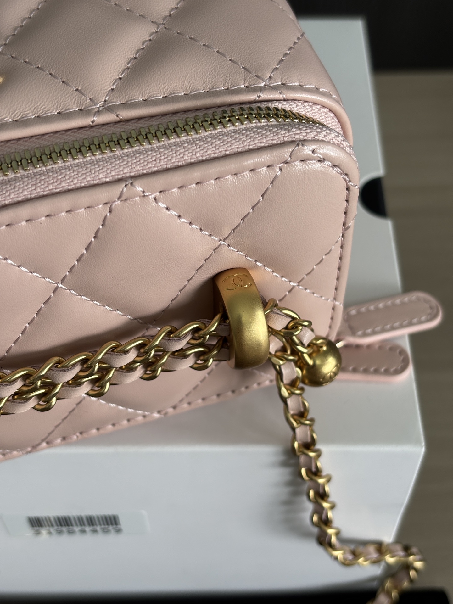 Chanell 25 Cosmetic Box Bag,Top Handle Handbag, Double Ball Design, 17cm 10 i1748238517107 8733 0 7