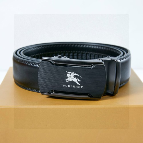 Burberry Men's Black Leather Belt with Automatic Smooth Buckle, 120 x 3.5 cm 16 Burberry Men's Black Leather Belt with Automatic Smooth Buckle, 120x3.5 cm