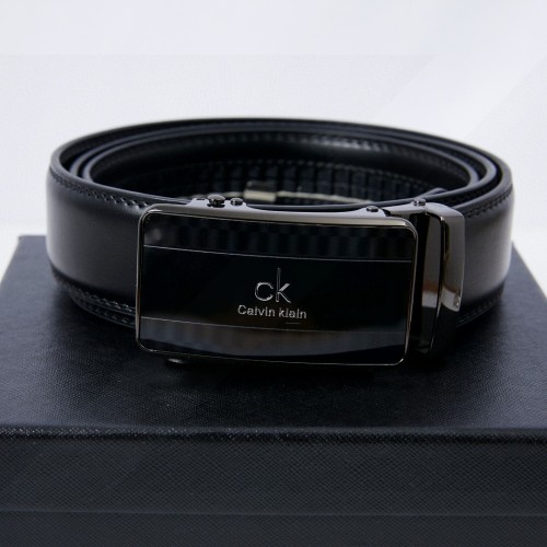 Calvin Klein Men's Mirror-Finish Automatic Smooth Buckle Leather Belt 1 Calvin Klein Men's Mirror-Finish Automatic Smooth Buckle Leather Belt