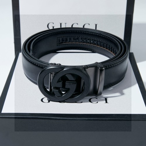 Gucci Interlocking G Buckle Leather Belt, Matte Finish, Automatic Buckle 1 Gucci Interlocking G Buckle Leather Belt, Matte Finish, Automatic Buckle