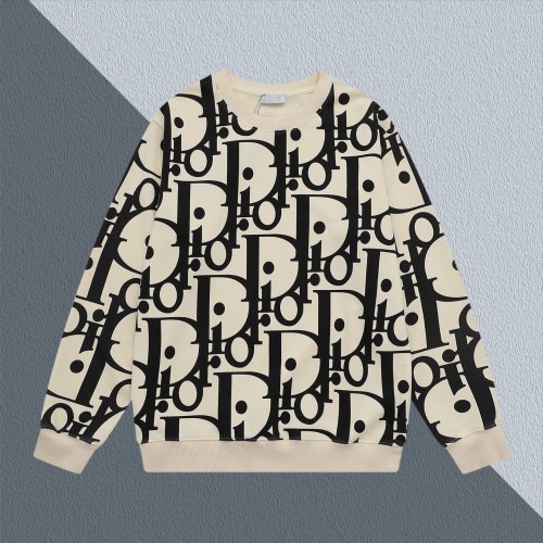 Dior CD Micro Wide Fit Sweatshirt - 25SS Collection, Logo Print, Crew Neck 1 Dior CD Micro Wide Fit Sweatshirt - 25SS Collection, Logo Print, Crew Neck