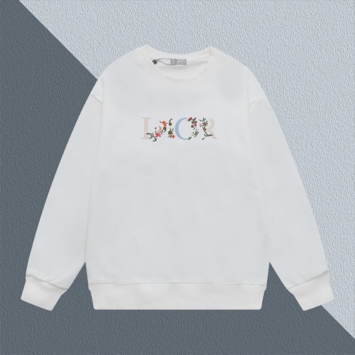 Dior Floral Embroidered Round Neck Sweatshirt - Unisex, Comfortable, and Stylish 1 Dior Floral Embroidered Round Neck Sweatshirt - Unisex, Comfortable, and Stylish