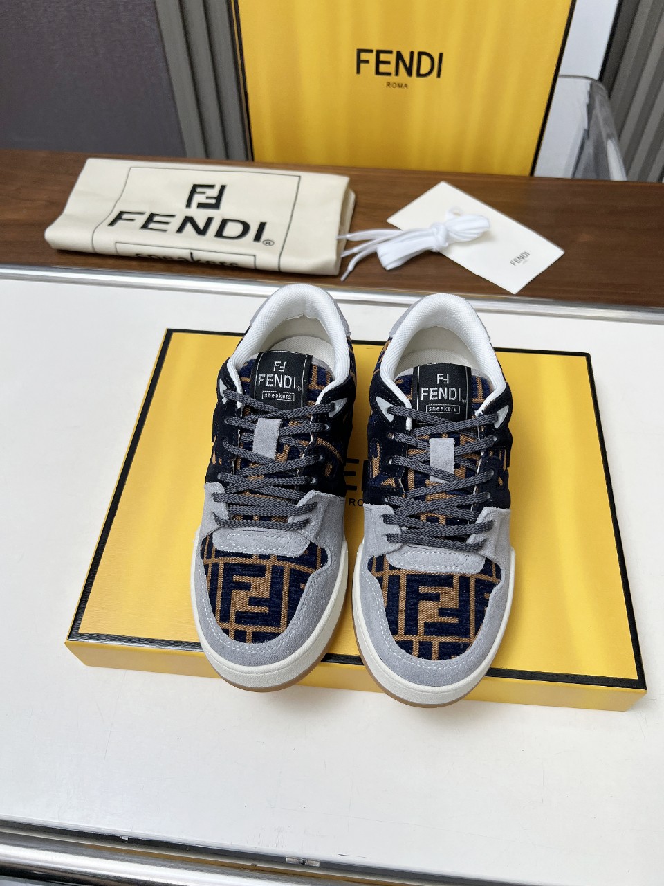 Fendi Style Leather Men's Shoes Lookbook Reference image 1