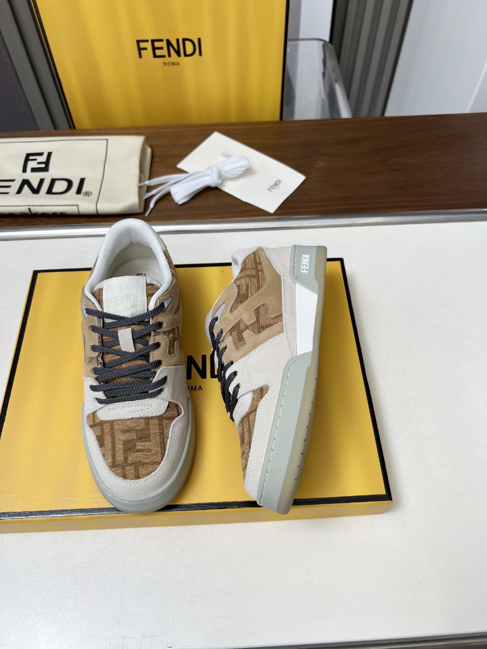 Fendi Style Leather Men's Shoes Lookbook Reference image 2