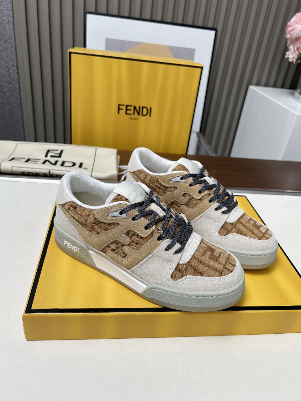 Fendi Style Leather Men's Shoes style reference detail image 9 from source 781706