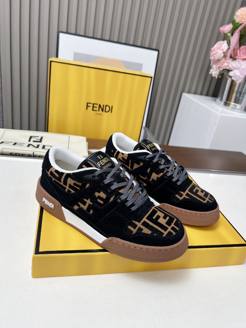 Fendi Style Leather Men's Shoes Lookbook Reference image 2
