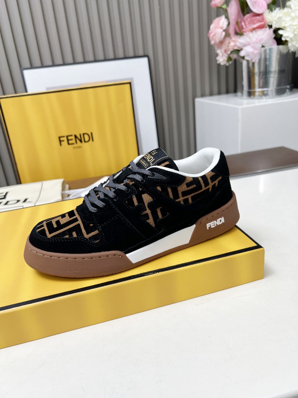 Fendi Style Leather Men's Shoes style reference detail image 9 from source 781702