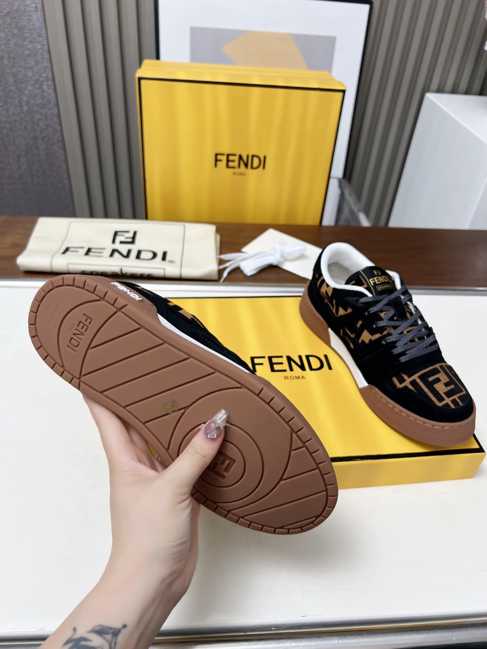 Fendi Style Leather Men's Shoes style reference detail image 7 from source 781702