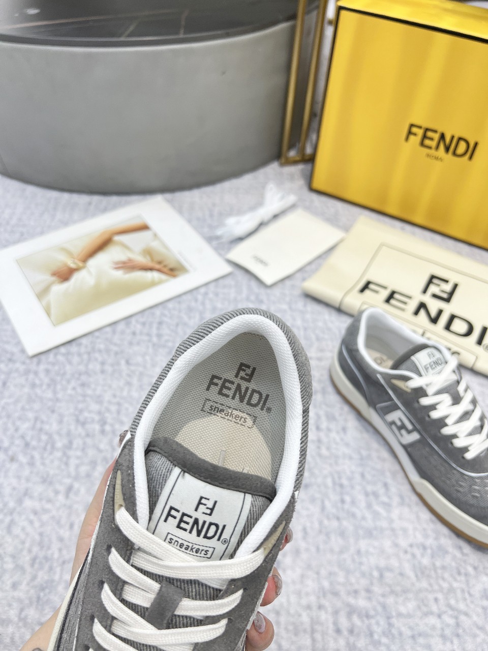 Fendi Style Leather Men's Shoes style reference detail image 5 from source 781836
