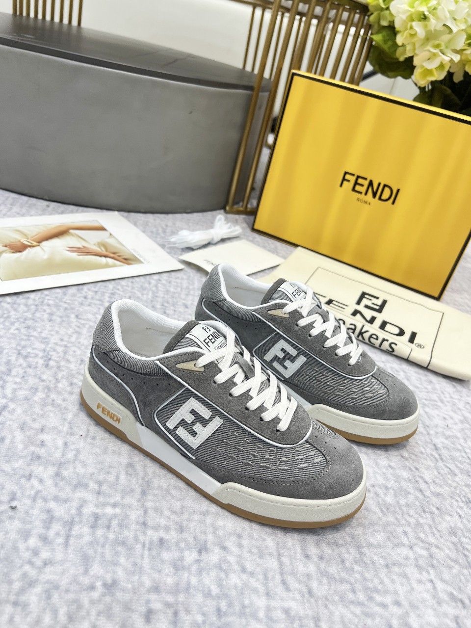 Fendi Style Leather Men's Shoes style reference detail image 3 from source 781836