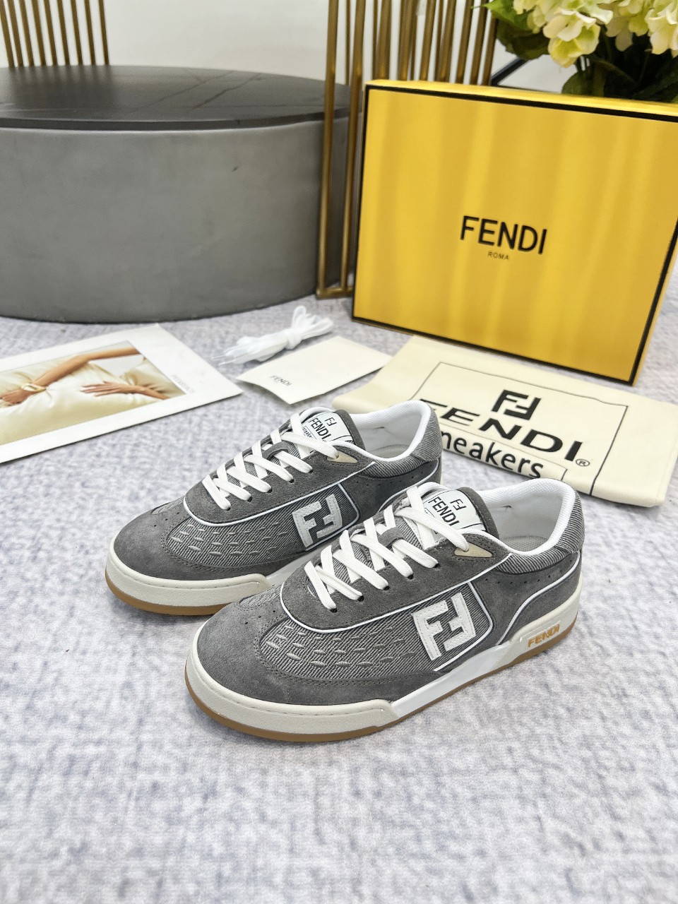 Fendi Style Leather Men's Shoes Lookbook Reference image 1
