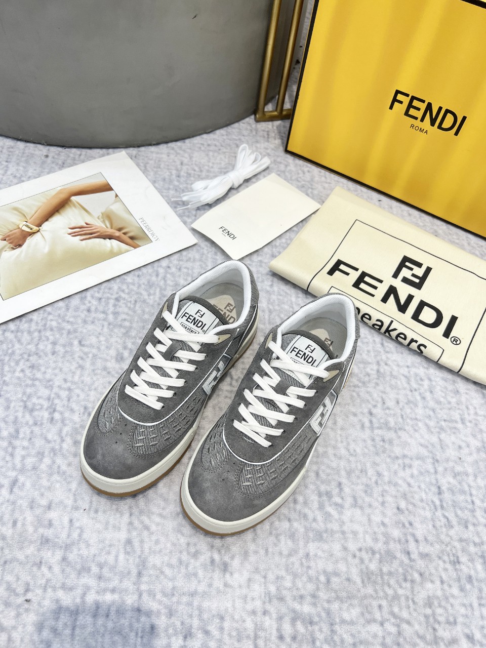 Fendi Style Leather Men's Shoes style reference detail image 8 from source 781836