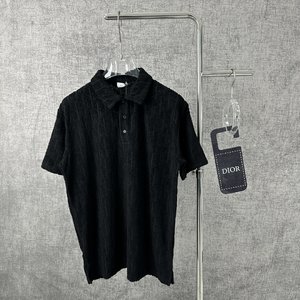 Dior Clothing Polo Shirts & Blouses T-Shirt Find replica Black Blue Dark Grey White Printing Cotton Spring/Summer Collection Oblique Short Sleeve