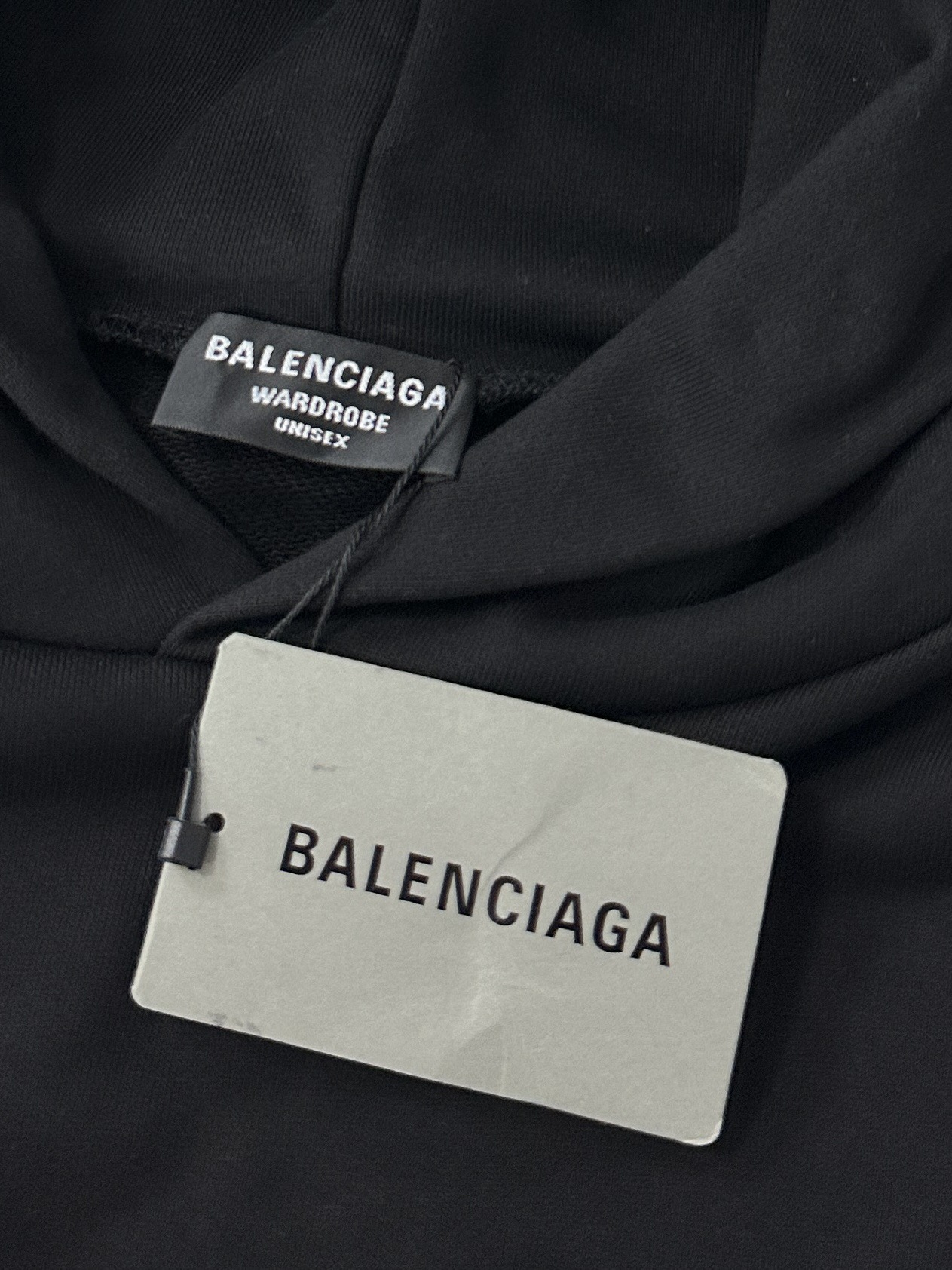 Balenciaga巴黎世家2024秋冬经典新款连帽卫衣可乐字母宽松卫衣男女同款本款中性款型大廓形版型无