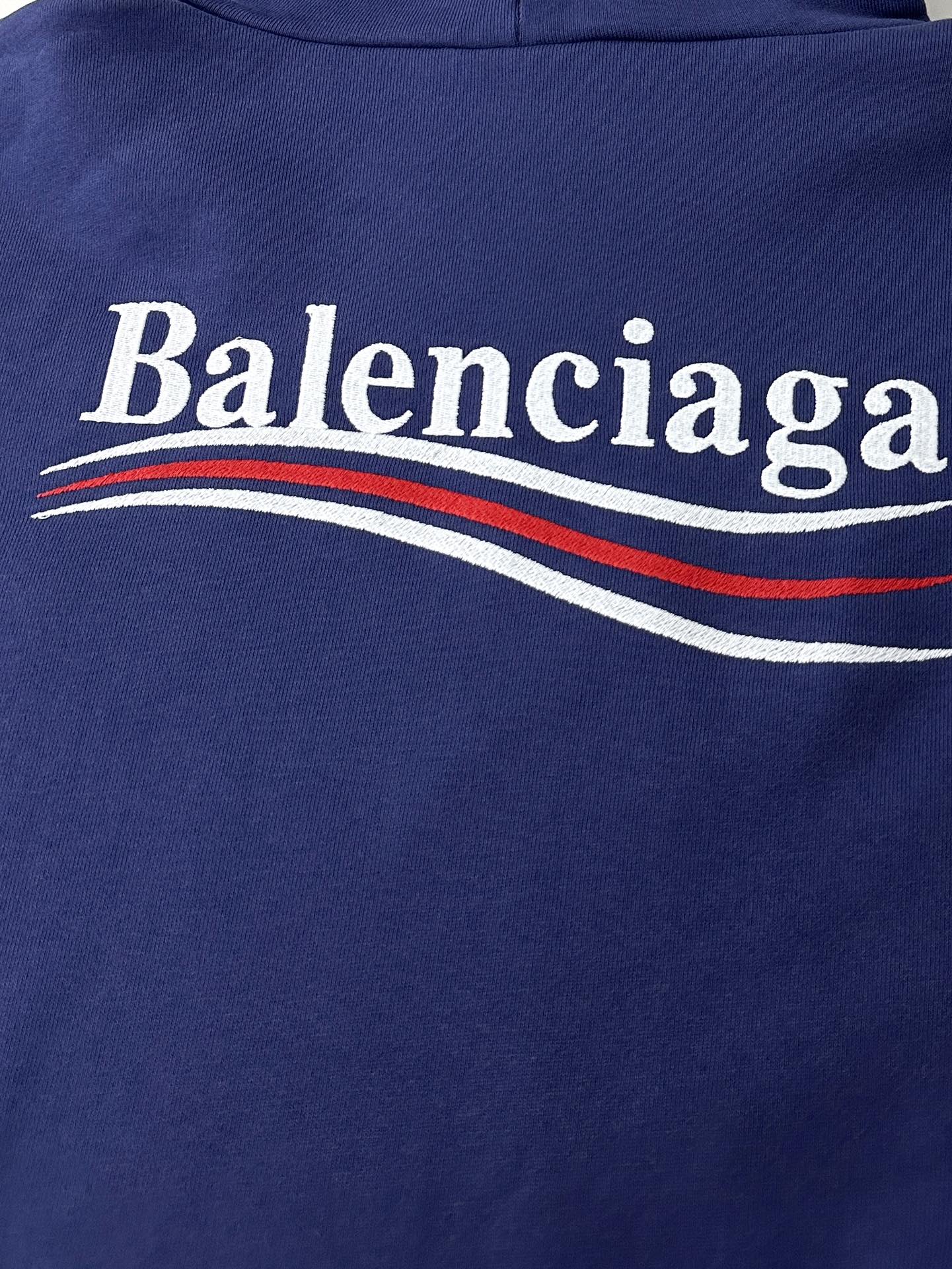 Balenciaga巴黎世家2024秋冬经典新款连帽卫衣可乐字母宽松卫衣男女同款本款中性款型大廓形版型无