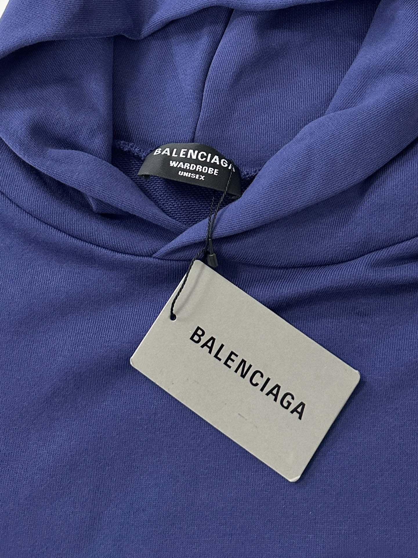 Balenciaga巴黎世家2024秋冬经典新款连帽卫衣可乐字母宽松卫衣男女同款本款中性款型大廓形版型无