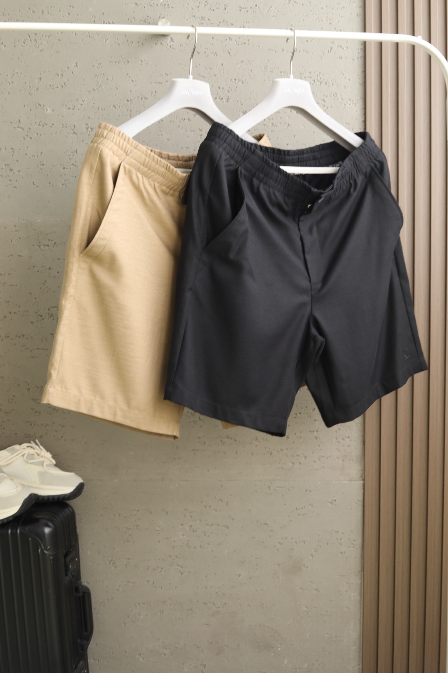 🔥🔥LW西班牙🇪🇸高奢双色丝麻短裤 2026春夏季｜精选45%长绒棉纤维亚麻结合55%弹力天丝，原厂认证