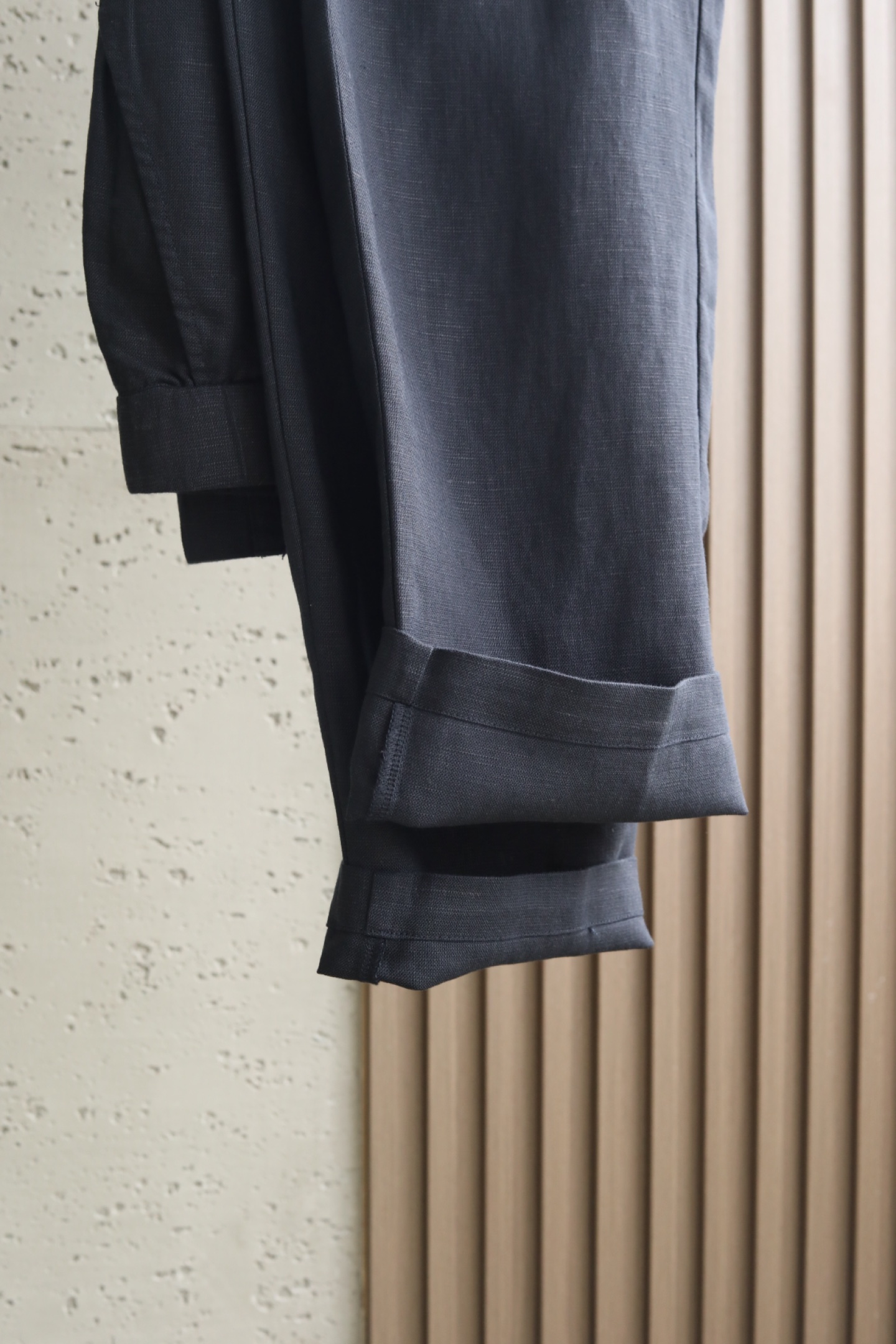 🆕 H家2026春夏新品｜高定亚麻天丝混纺休闲西裤 以70%🇫🇷亚麻混纺30%天丝的高端面料为基底，自带