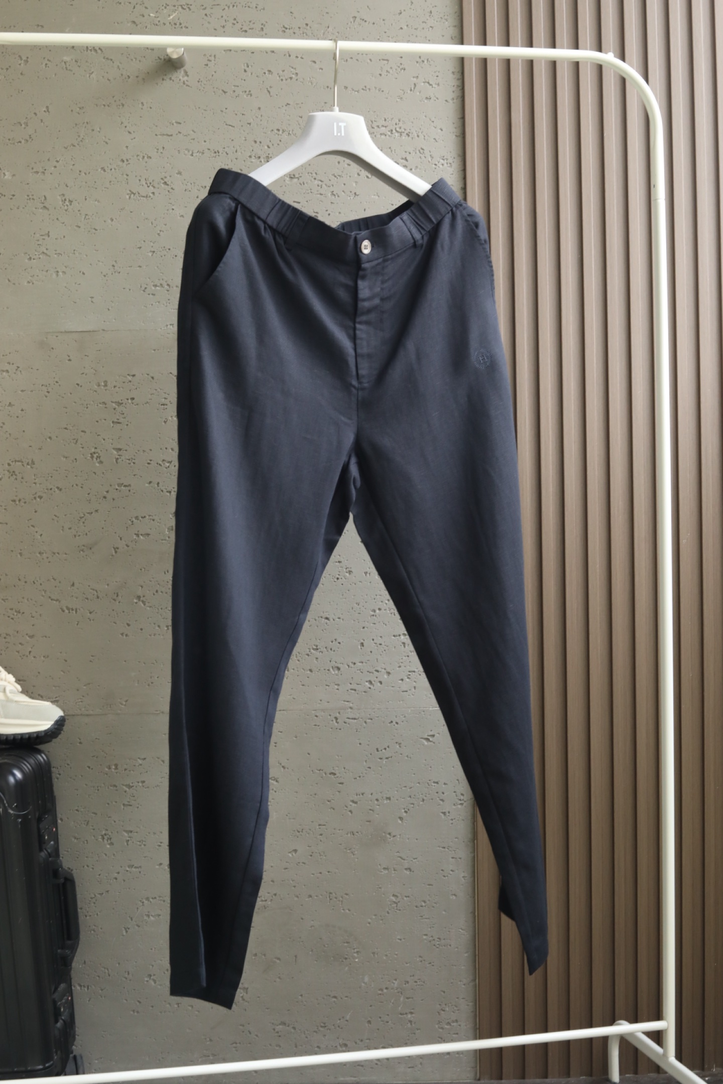 🆕 H家2026春夏新品｜高定亚麻天丝混纺休闲西裤 以70%🇫🇷亚麻混纺30%天丝的高端面料为基底，自带