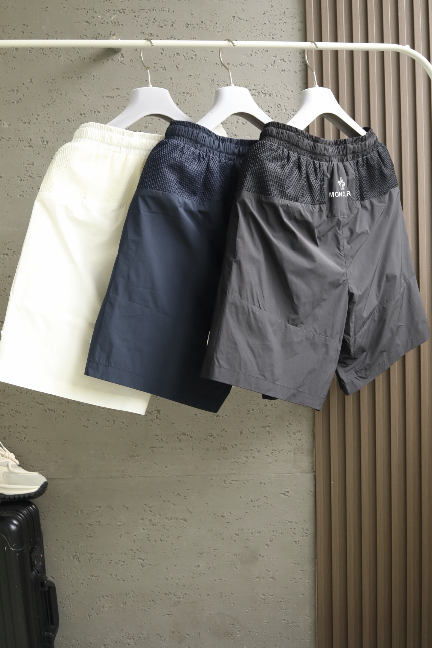 🔥🔥🔥2026夏季上新 Mo*cler蒙口 26年夏季新款短裤定制进口速干面料舒适柔软透气性好！裤腿拼接