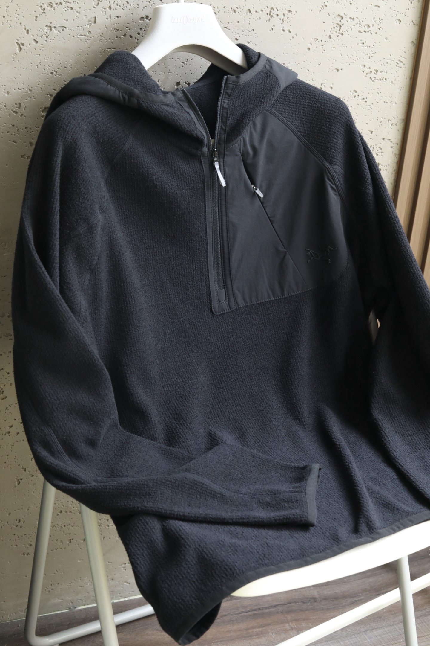 🆕 2026 Arc新品连帽半开襟抓绒上衣｜松弛感秋日内搭  #WY36811