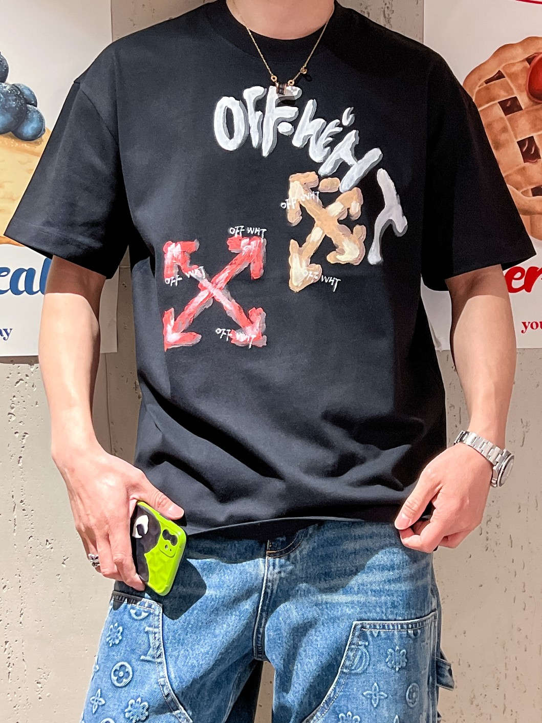 Mid-Year Special: Hand-Painted Summer T-Shirts in Black, xL Size - 图片 3