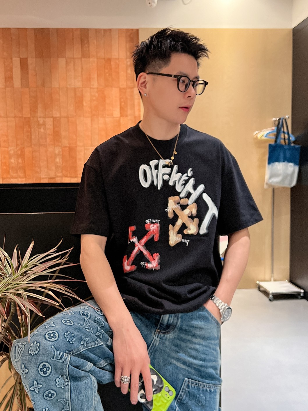 Mid-Year Special: Hand-Painted Summer T-Shirts in Black, xL Size - 图片 8