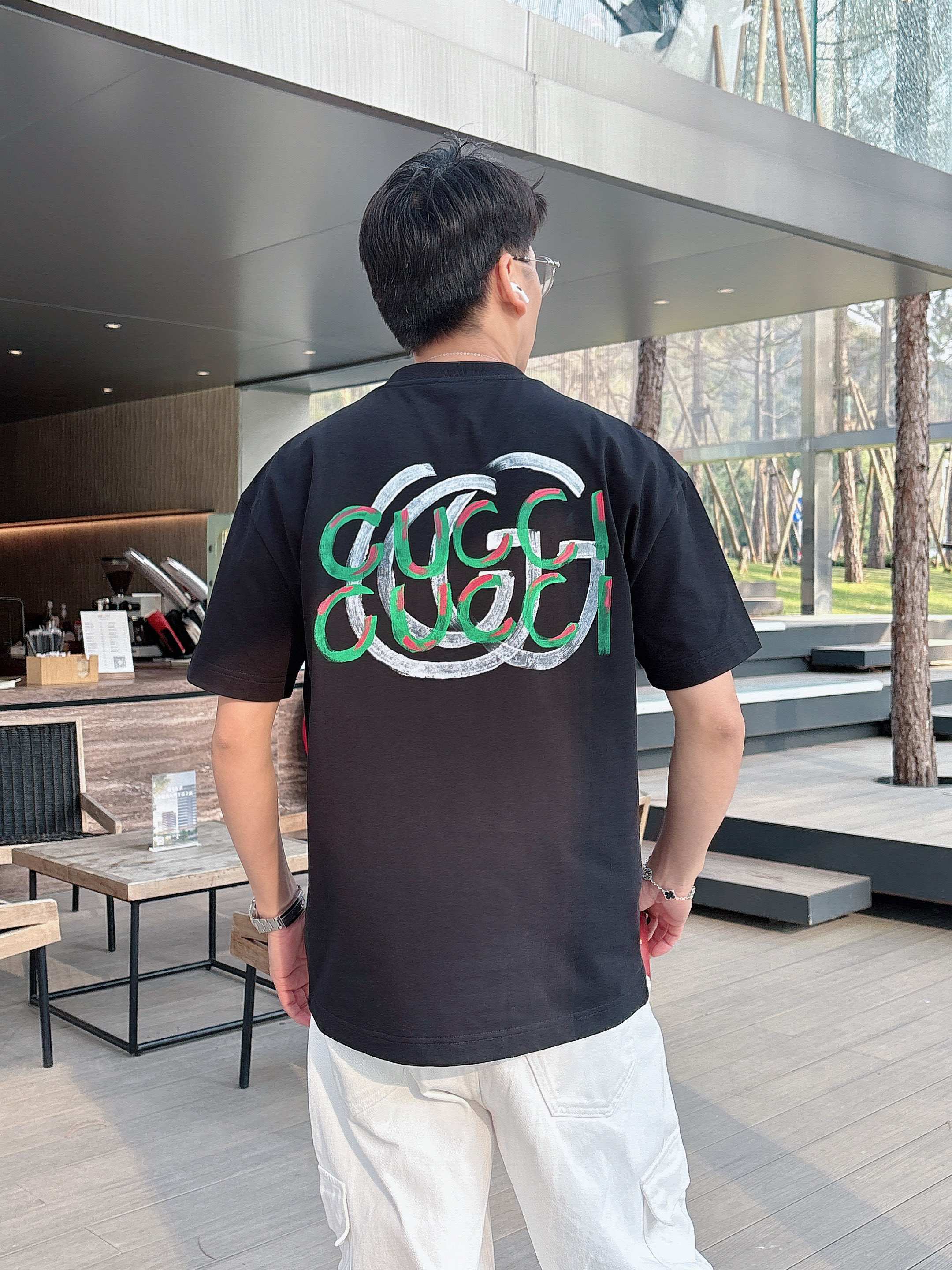 New Summer Hand-Drawn Shirt Collection: Unique Logo, 100% Cotton, Sizes M-3XL - 图片 8