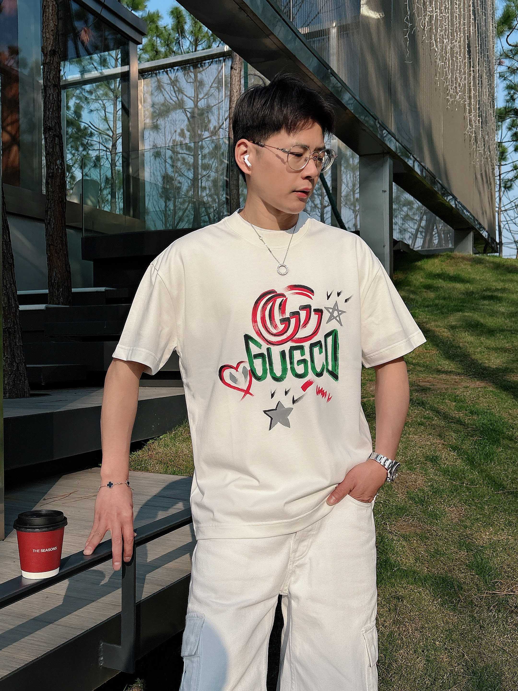 “Handmade Art Series: Summer Shirts in Black and White, Sizes M-3XL” - 图片 2