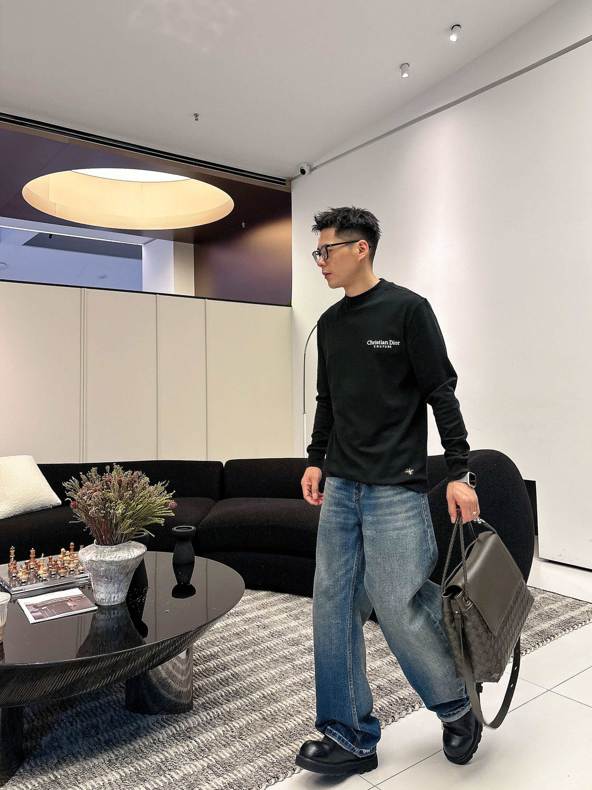 Dior2025秋冬新款，定制面料，独特工艺logo，舒适性与透气性兼优，柔软抗皱弹性和垂性极佳，无论是