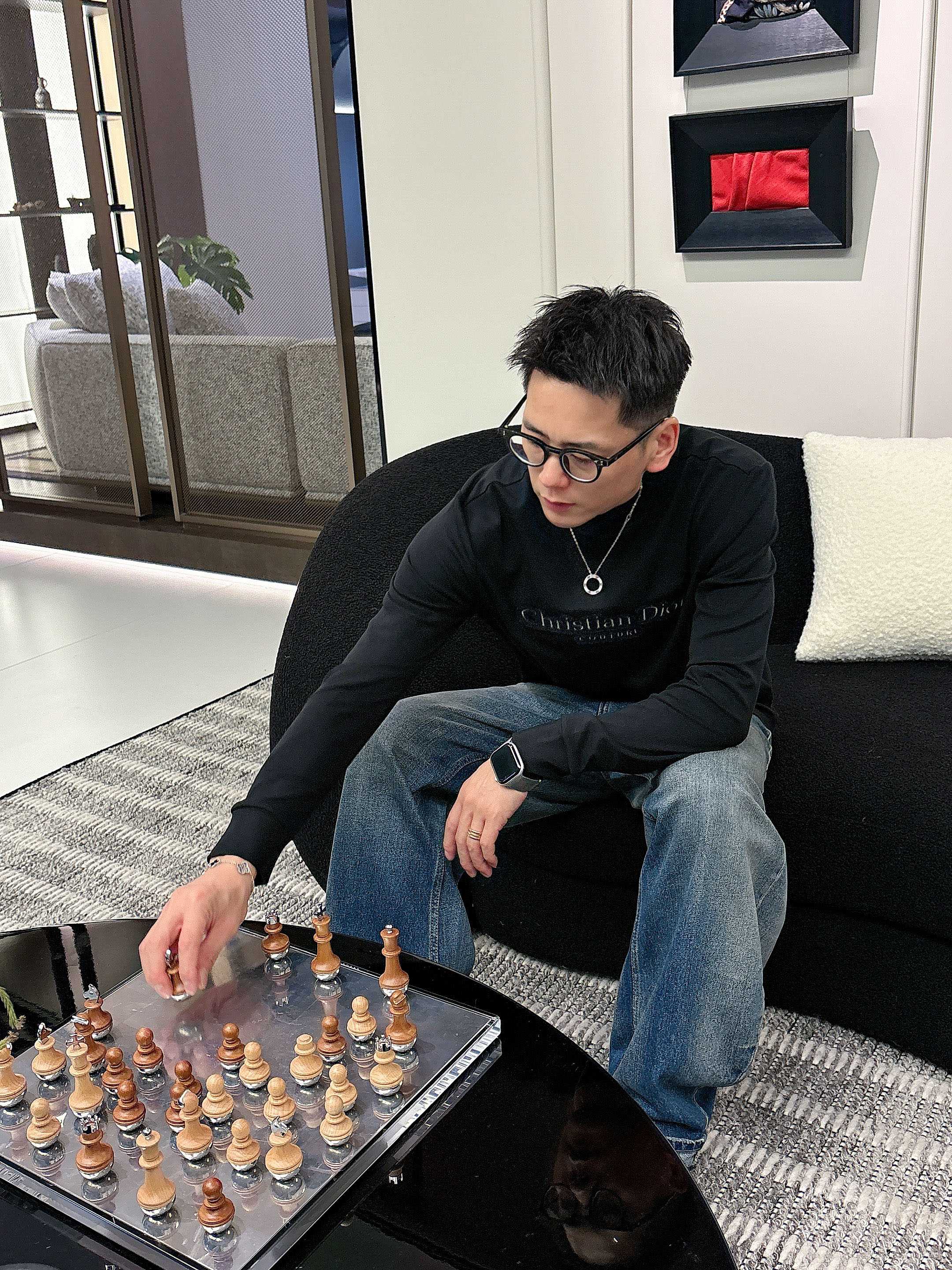 Dior2025秋冬新款，定制面料，独特工艺logo，舒适性与透气性兼优，柔软抗皱弹性和垂性极佳，无论是