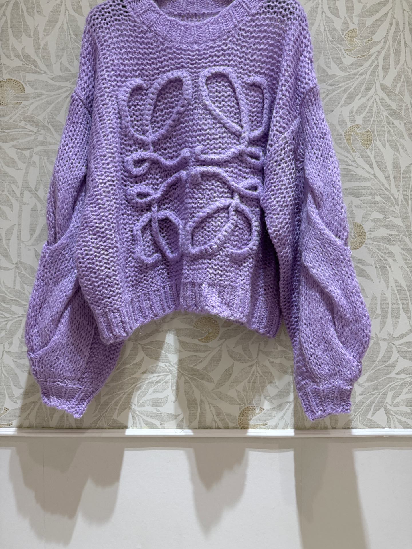 现货‼️‼️🛒款号11190/紫色马海毛开衫✨定染⚠️紫色系，轻质地马海毛混纺针织衫，宽松廓版型 慵懒随