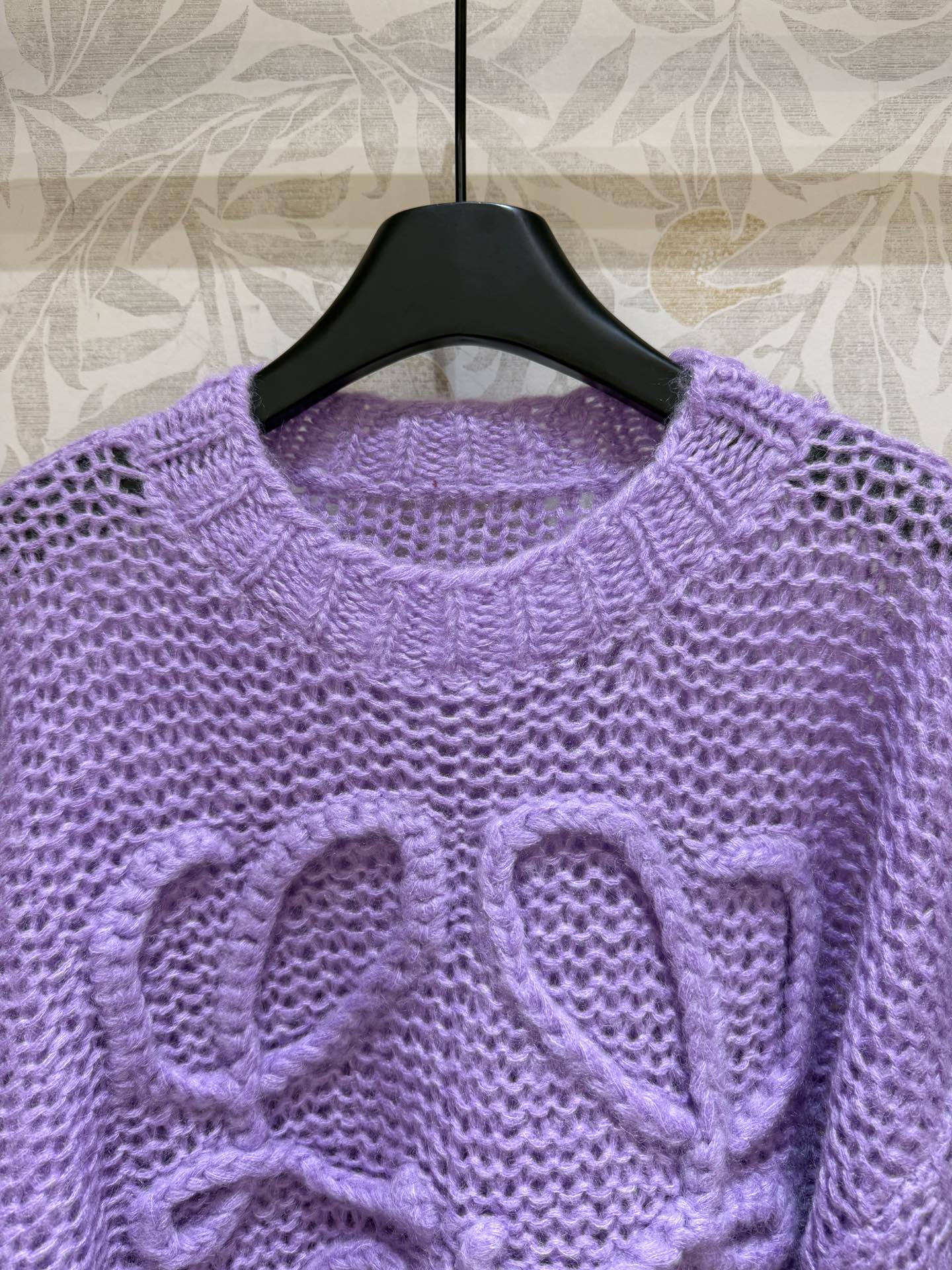 现货‼️‼️🛒款号11190/紫色马海毛开衫✨定染⚠️紫色系，轻质地马海毛混纺针织衫，宽松廓版型 慵懒随