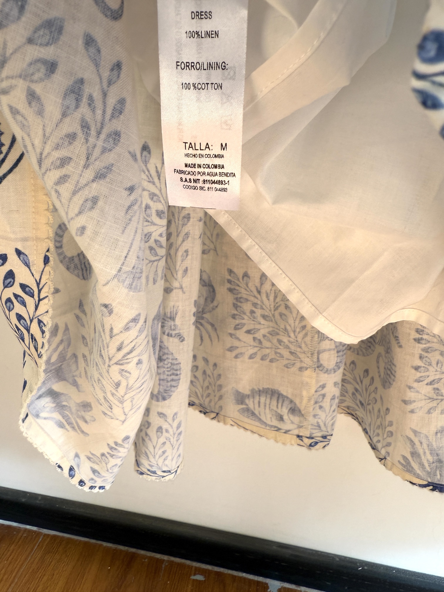 现货‼️‼️/海岛度假连衣裙✨Agua🐟奇趣海洋长裙，也是我珍藏许久的一款，yb想买也买不到了，亚麻材质