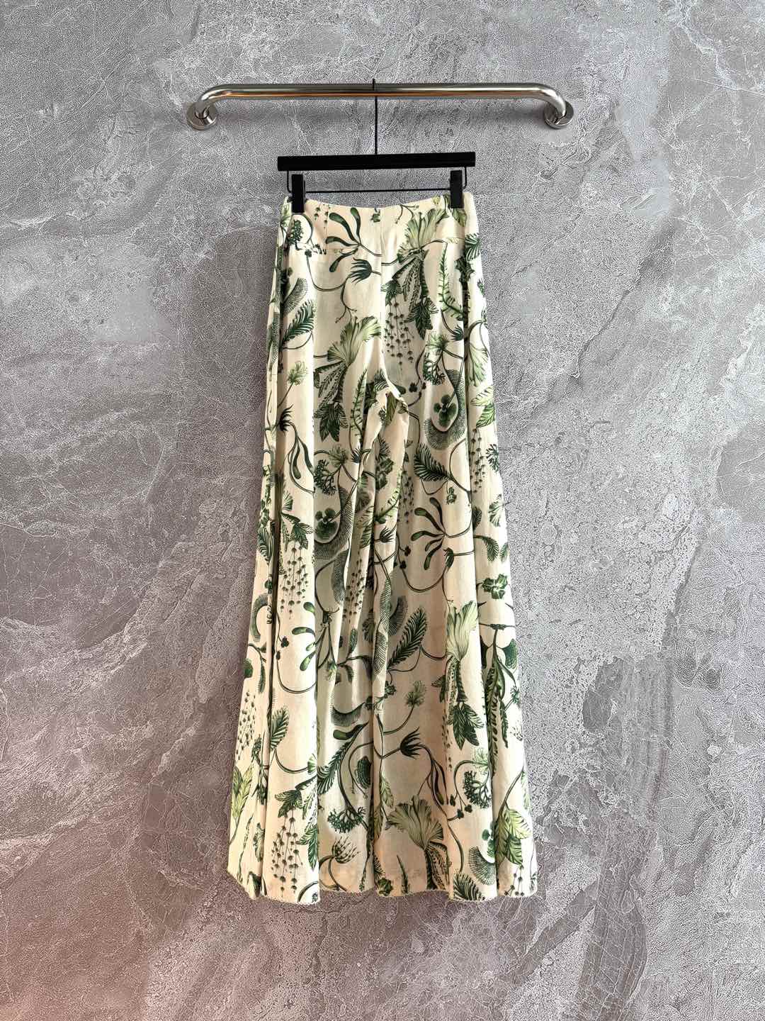 现货‼️‼️🛒款号1231/藤蔓亚麻阔腿裤✨ Agua by Agua Bendita，绿植藤蔓葱葱欲滴