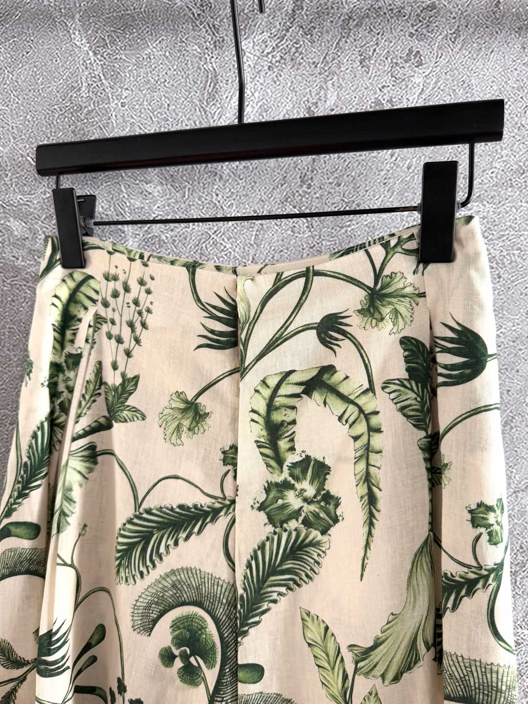 现货‼️‼️🛒款号1231/藤蔓亚麻阔腿裤✨ Agua by Agua Bendita，绿植藤蔓葱葱欲滴